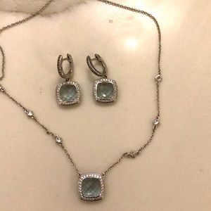 Lafonn‎ blue topaz set